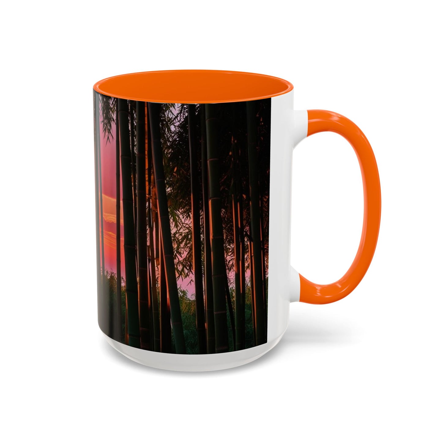 Bamboo Forest Sunrise Accent Coffee Mug - Perfect Gift for Dog Lovers