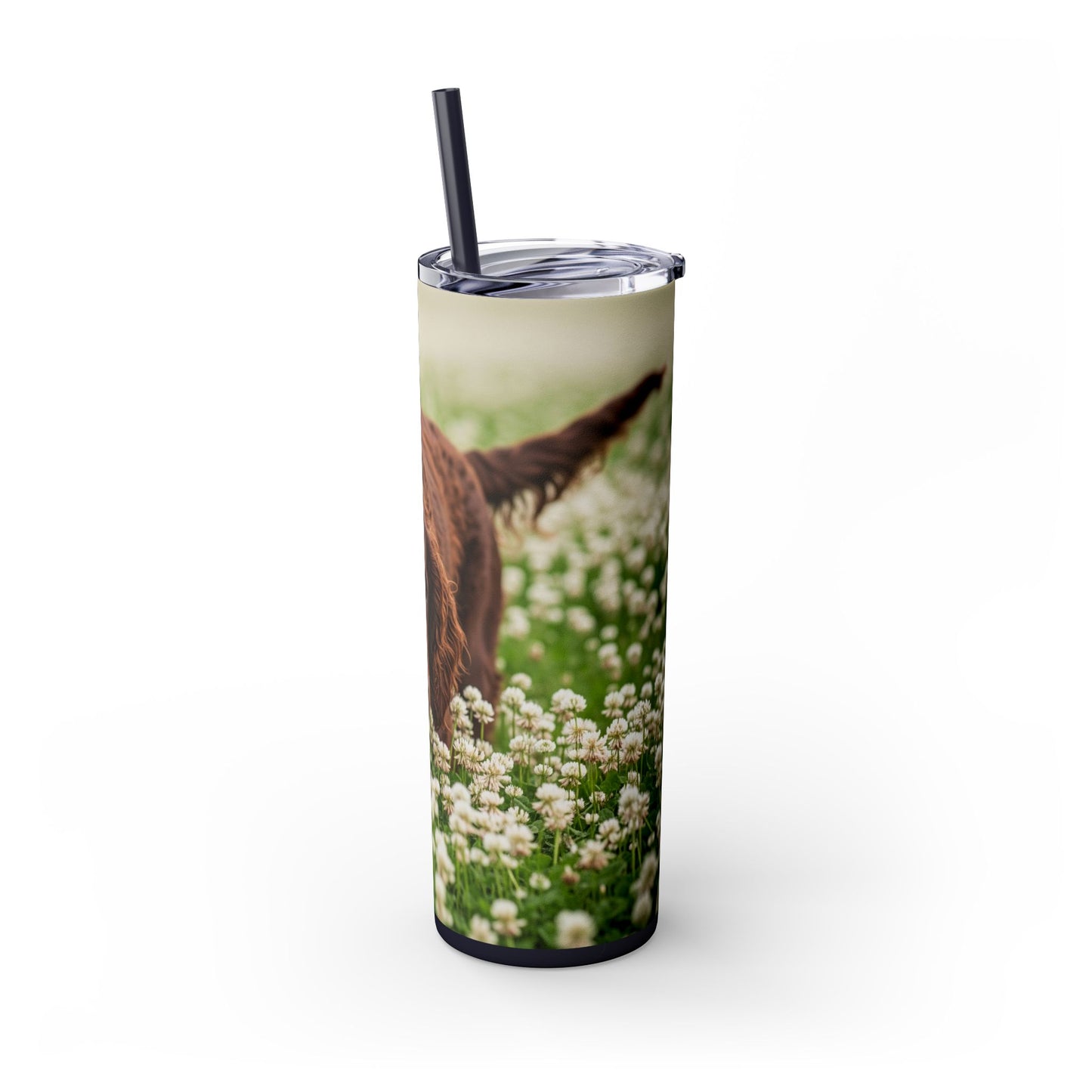 Irish Water Spaniel Tumbler with Straw, 20oz
