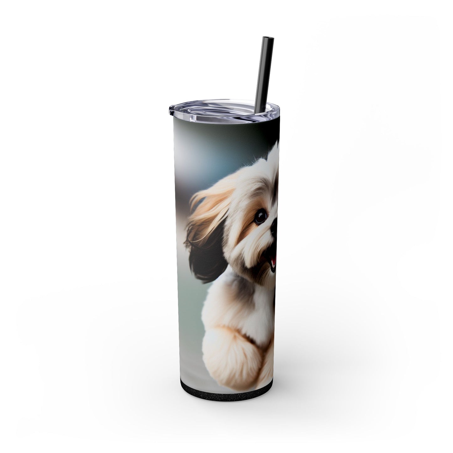 Lowchen Tumbler with Straw, 20oz