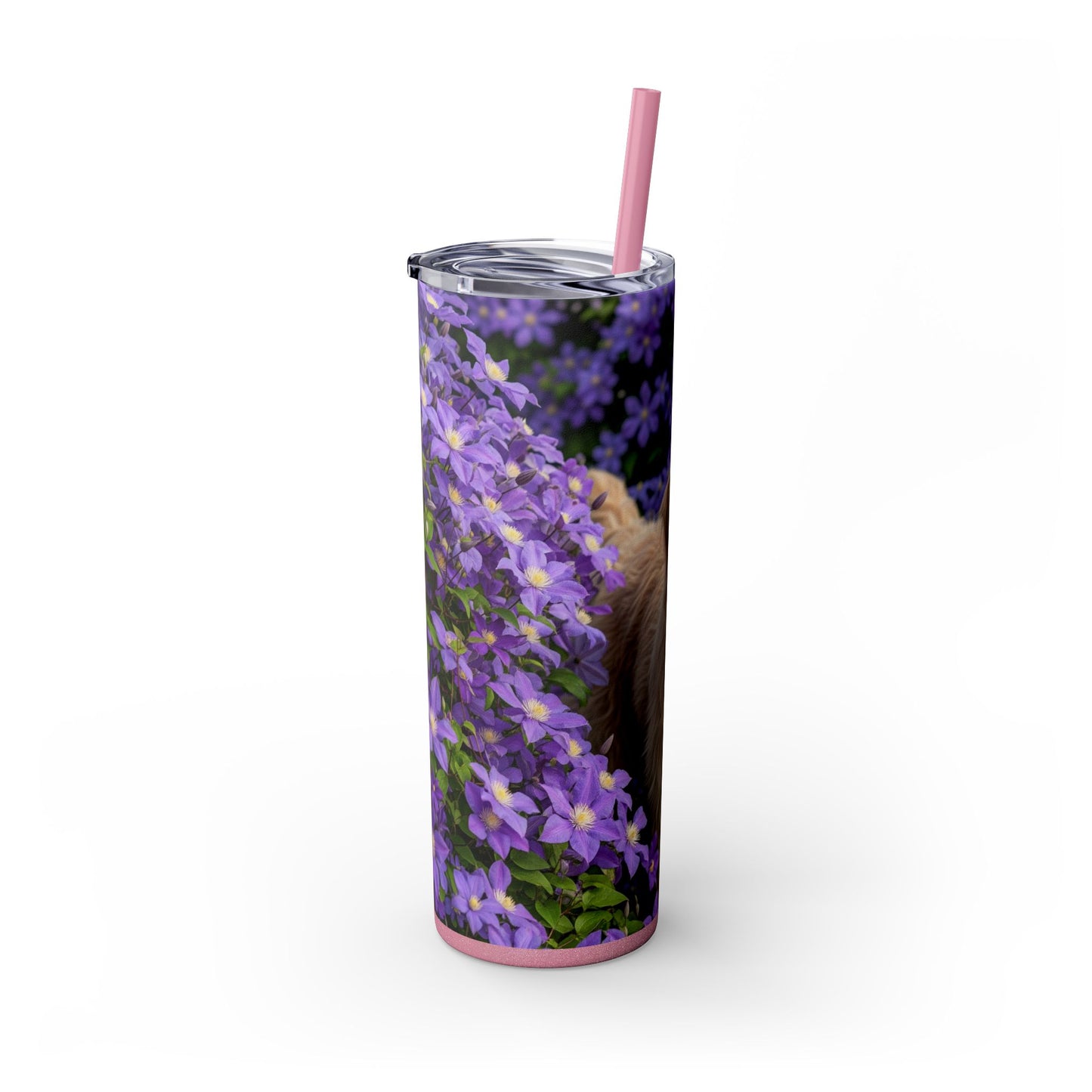 Berger Picard Skinny Tumbler with Straw, 20oz