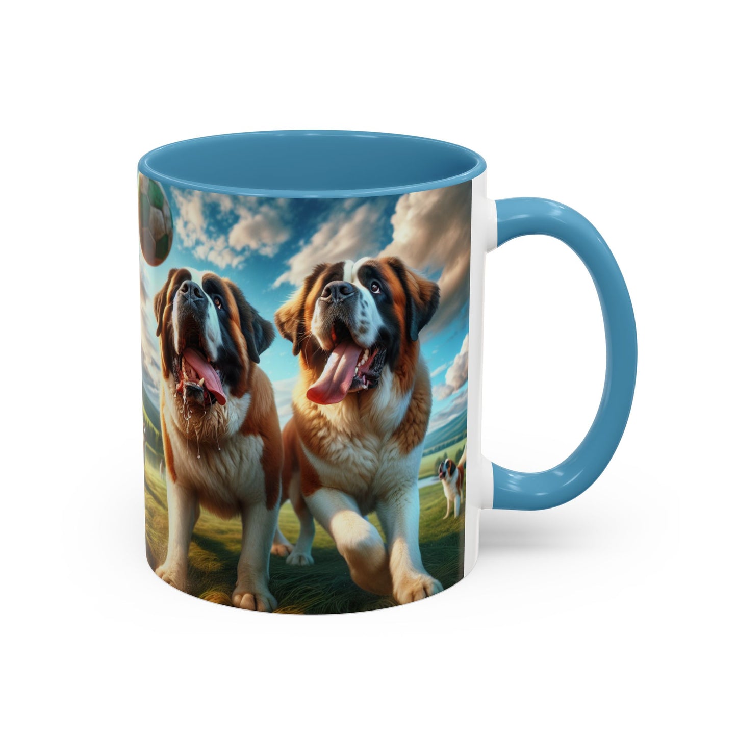 Saint Bernard Accent Coffee Mug - Perfect Gift for Dog Lovers