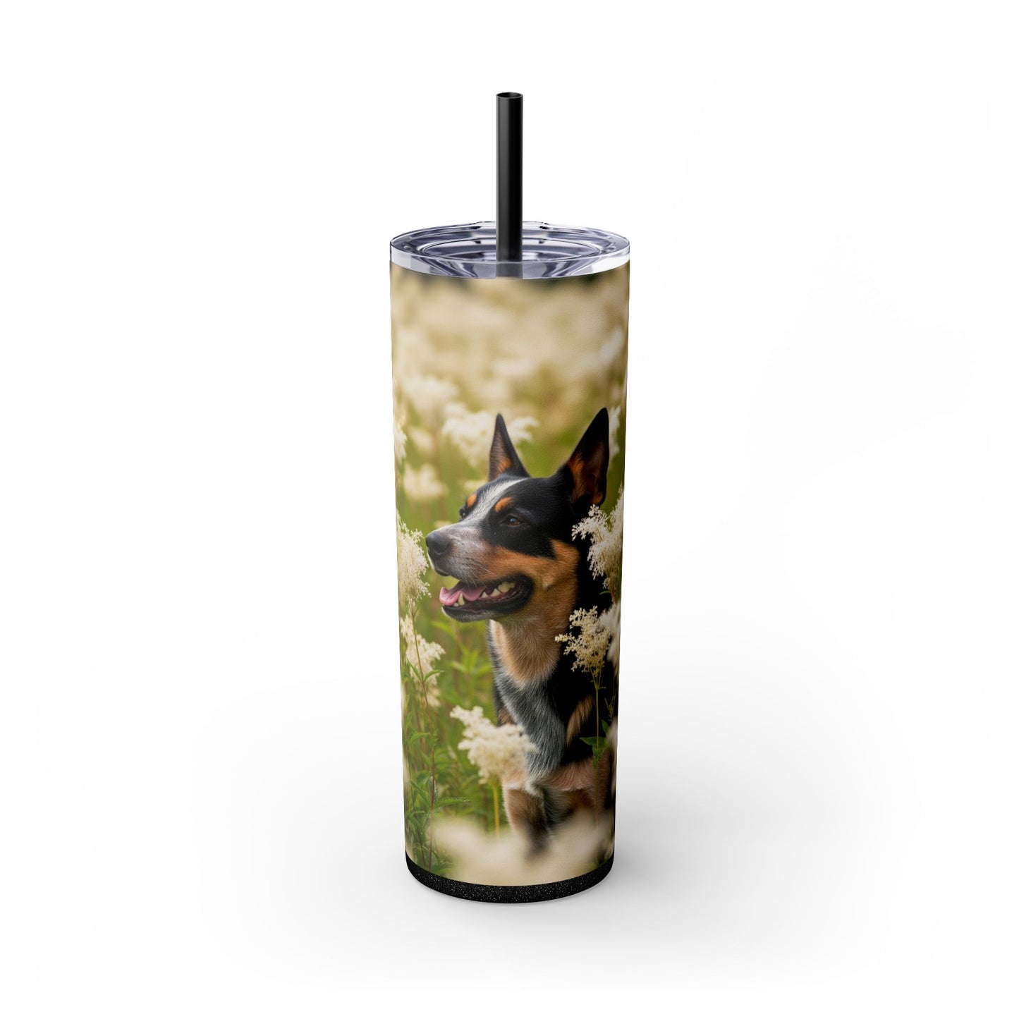 Lancashire Heeler Tumbler with Straw, 20oz