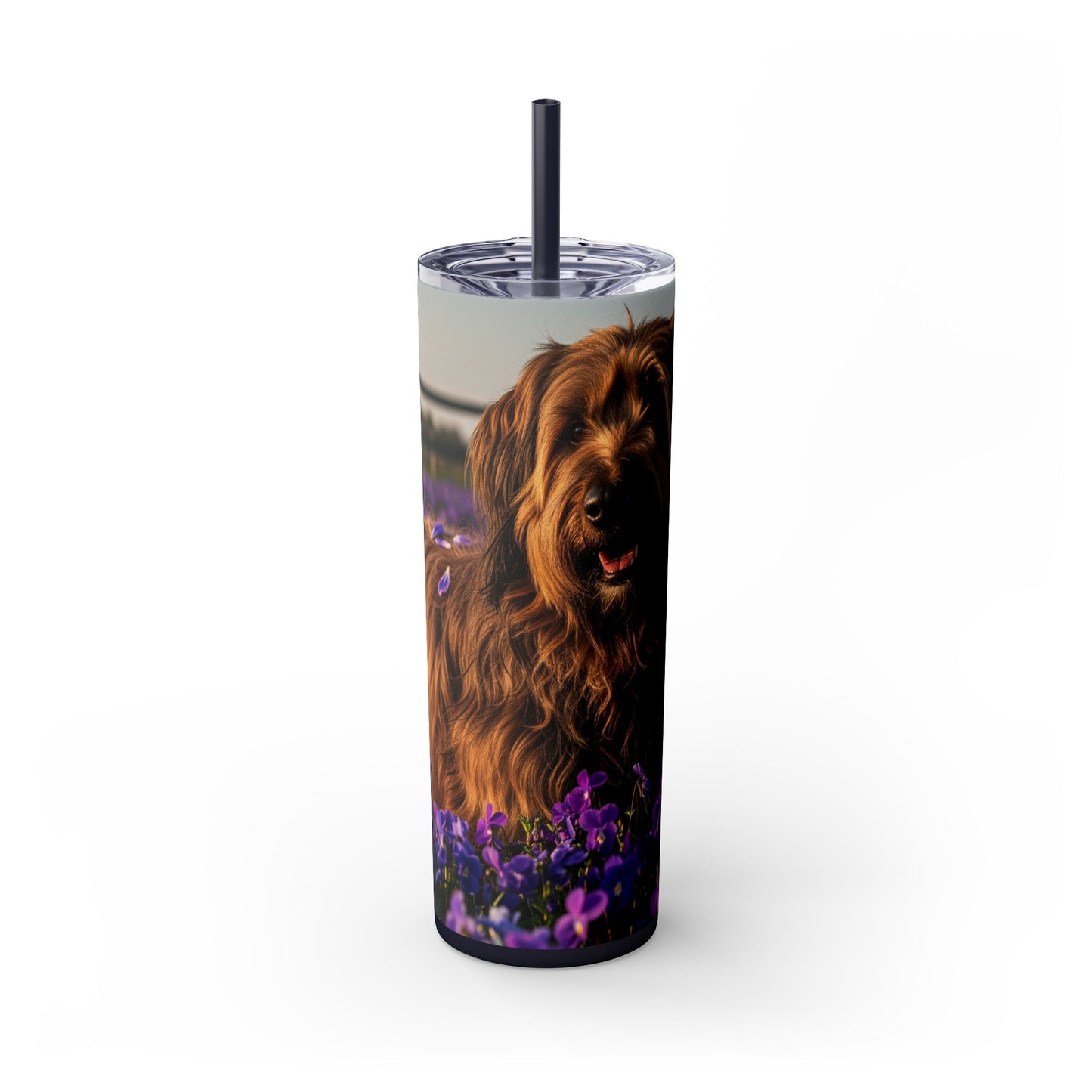 Briard Tumbler with Straw, 20oz