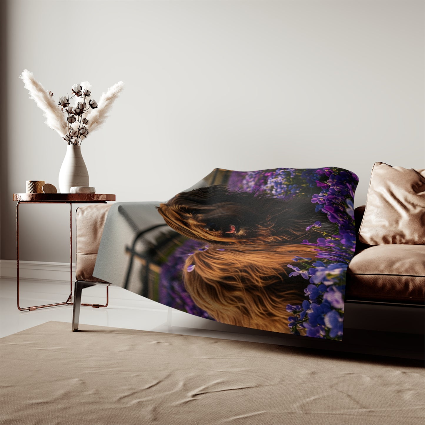Briard Sweatshirt Blanket