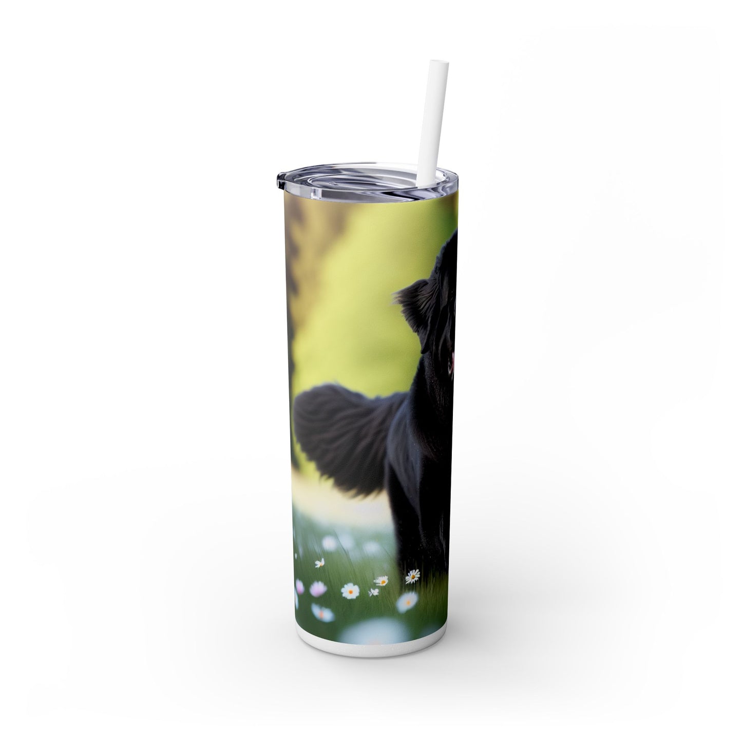 Newfoundland Skinny Tumbler with Straw, 20oz