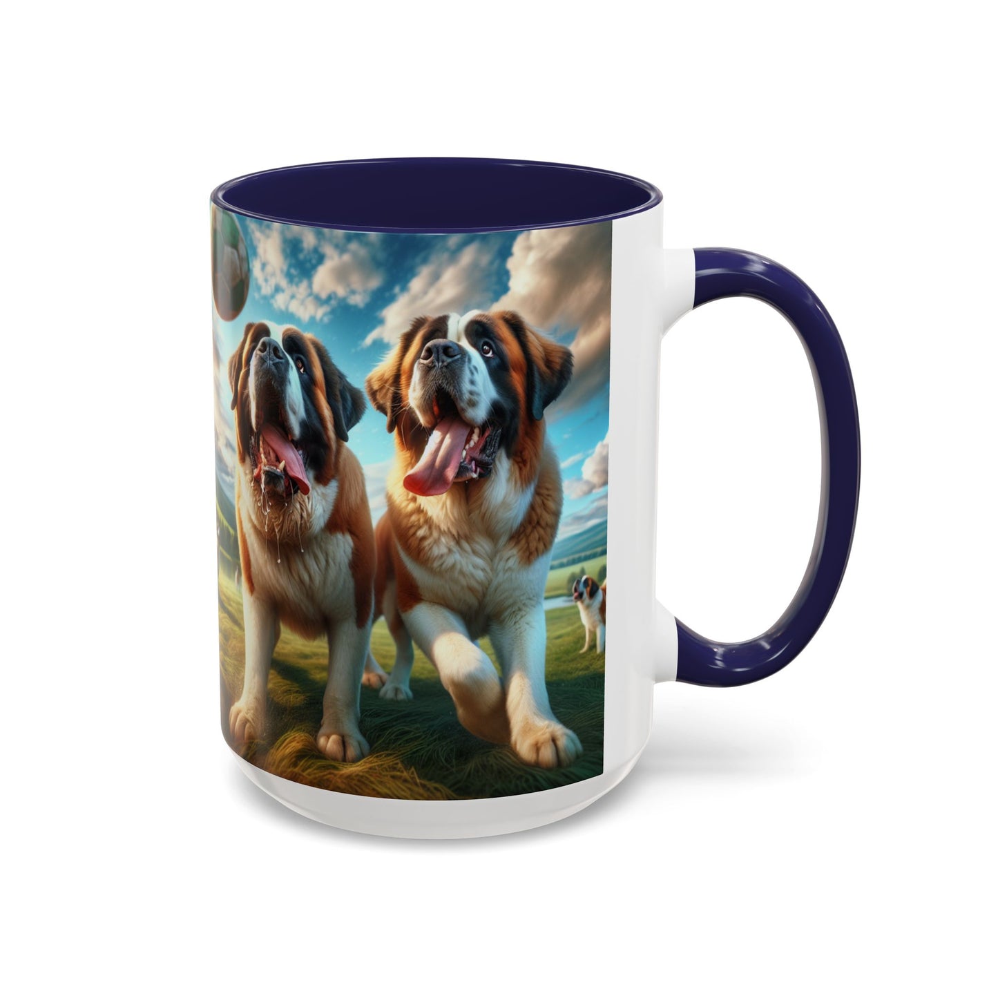 Saint Bernard Accent Coffee Mug - Perfect Gift for Dog Lovers