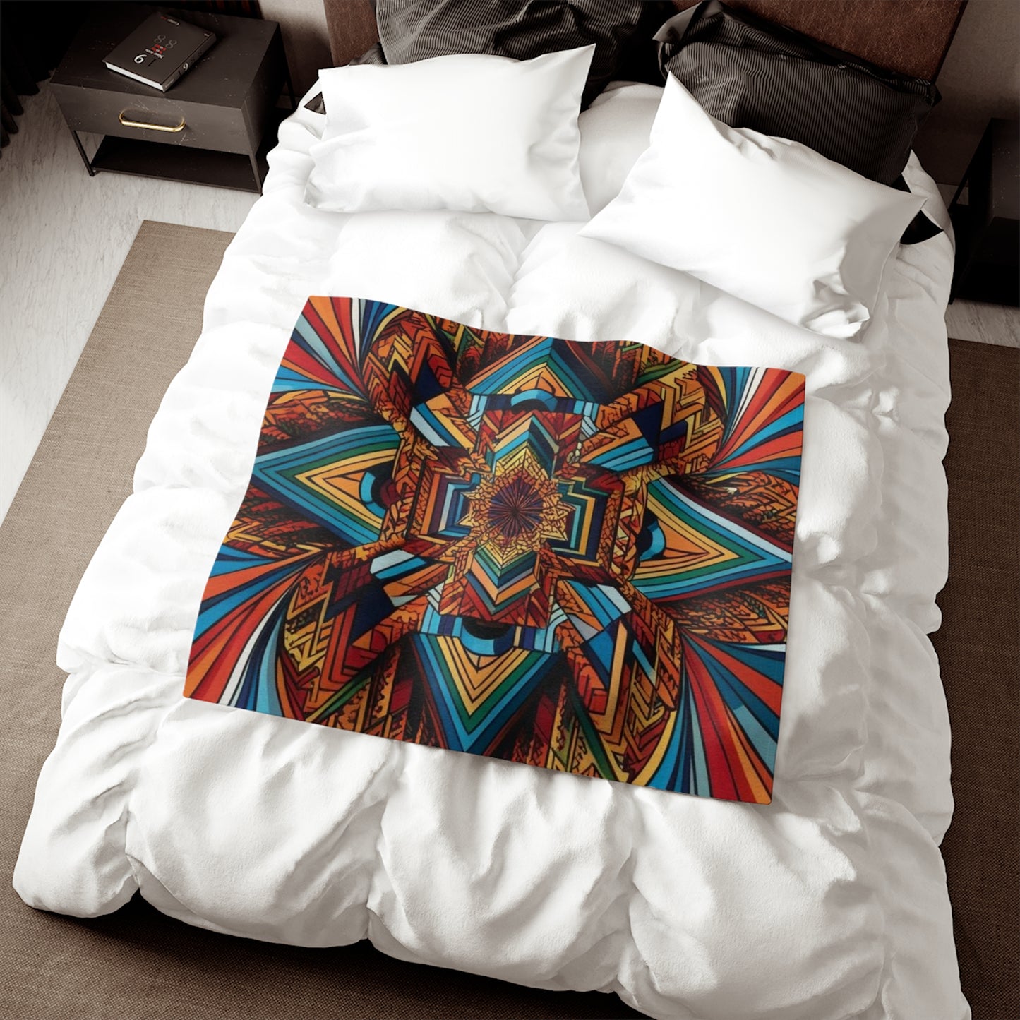 Optical Illusion Sweatshirt Blanket