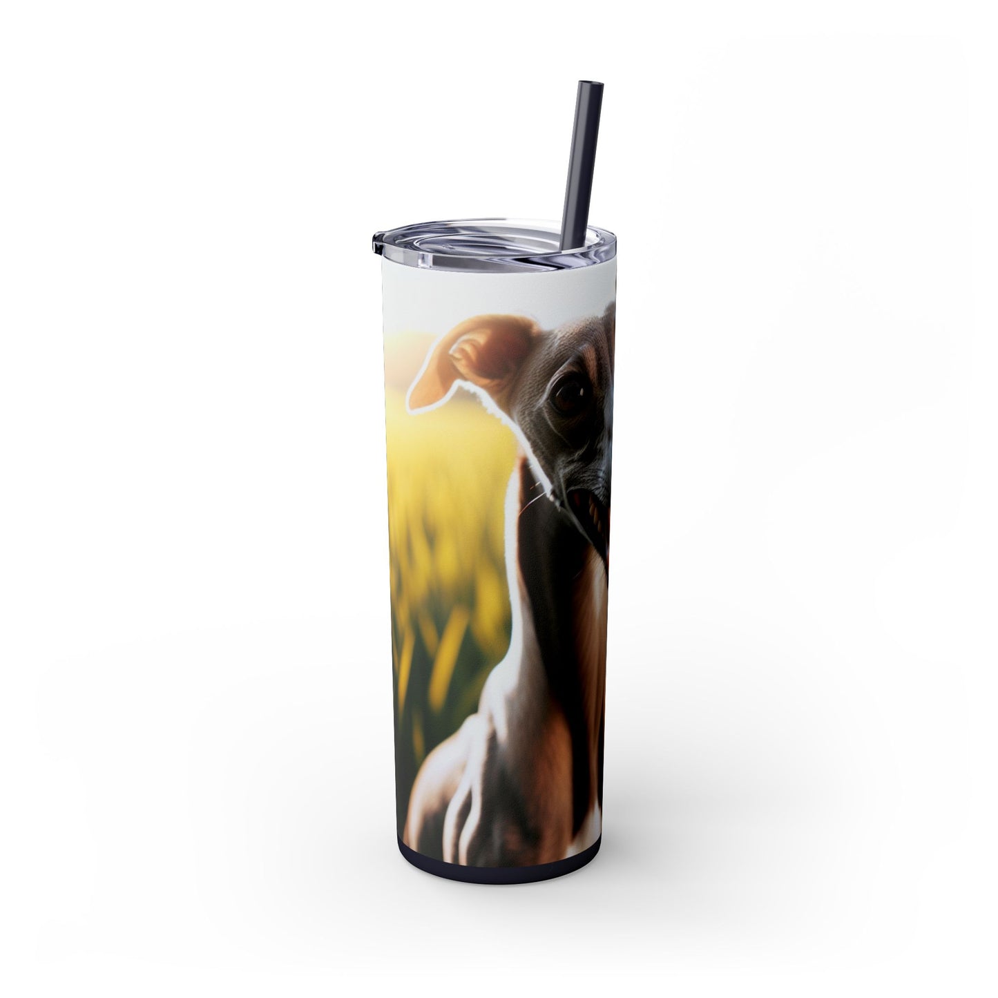 Greyhound Tumbler with Straw, 20oz