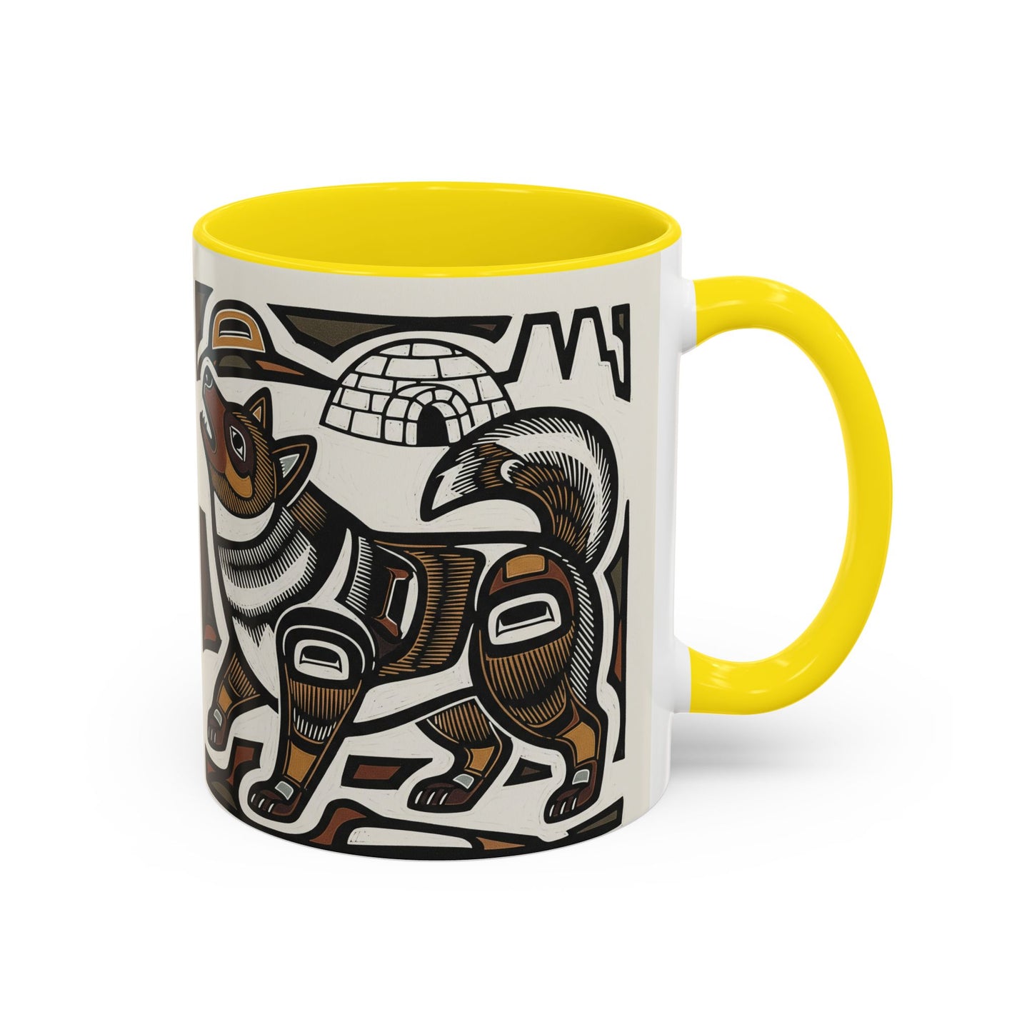 Canadian Eskimo Dog Accent Coffee Mug - Perfect Gift for Dog Lovers