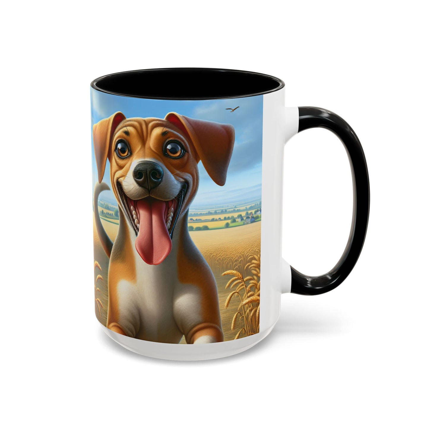 Banjara Hound Accent Coffee Mug - Perfect Gift for Dog Lovers