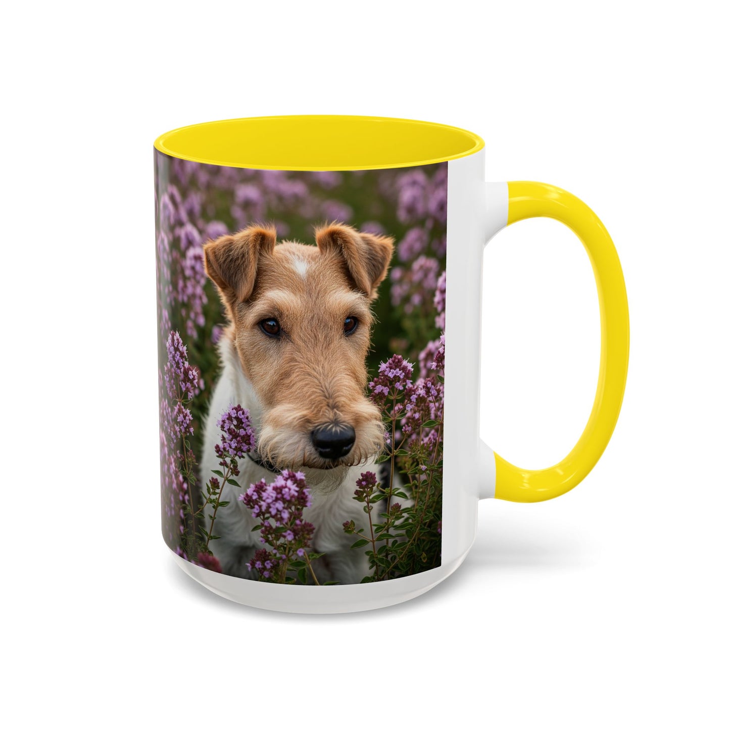 Fox Terrier Accent Coffee Mug - Perfect Gift for Dog Lovers