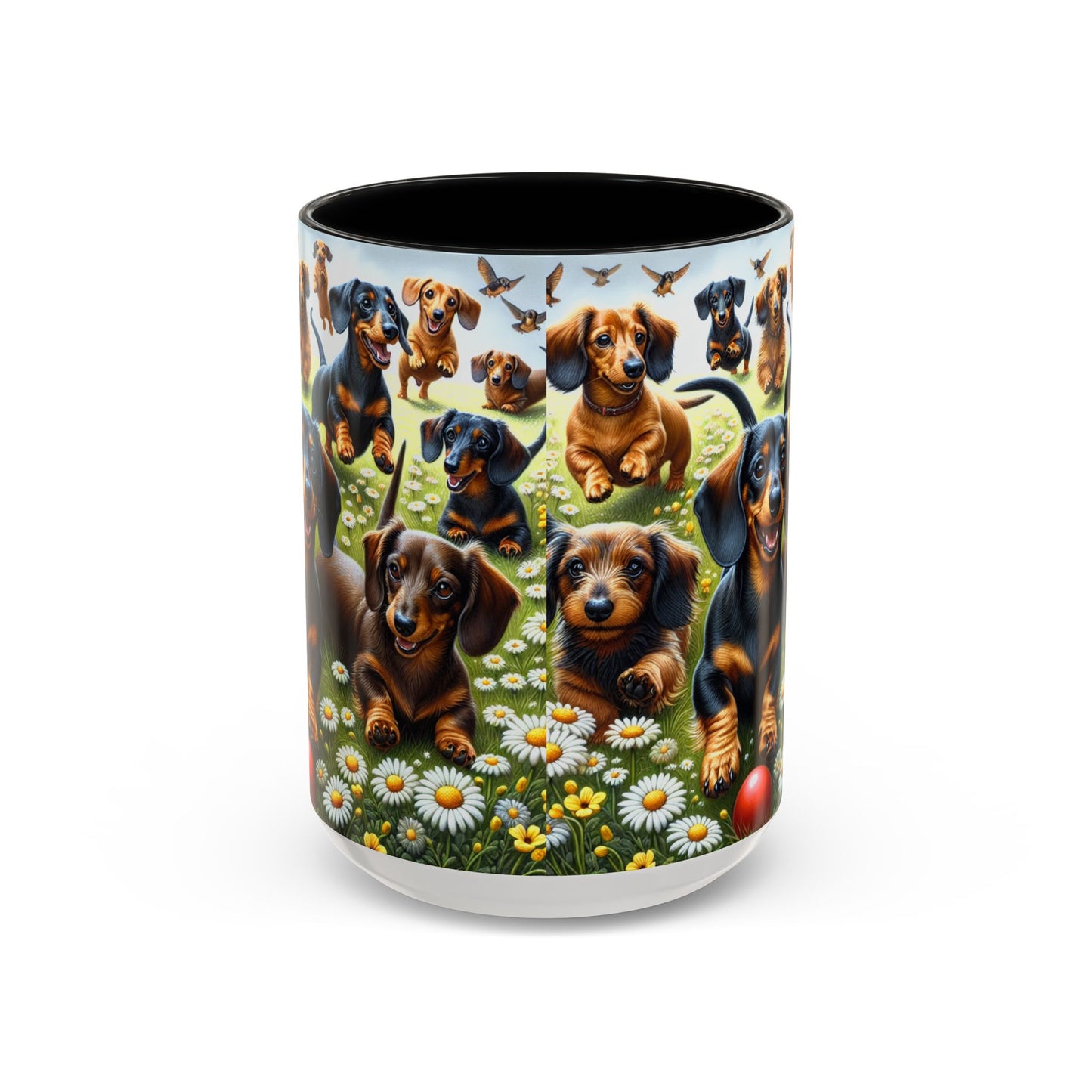 Dachshund Accent Coffee Mug - Perfect Gift for Dog Lovers