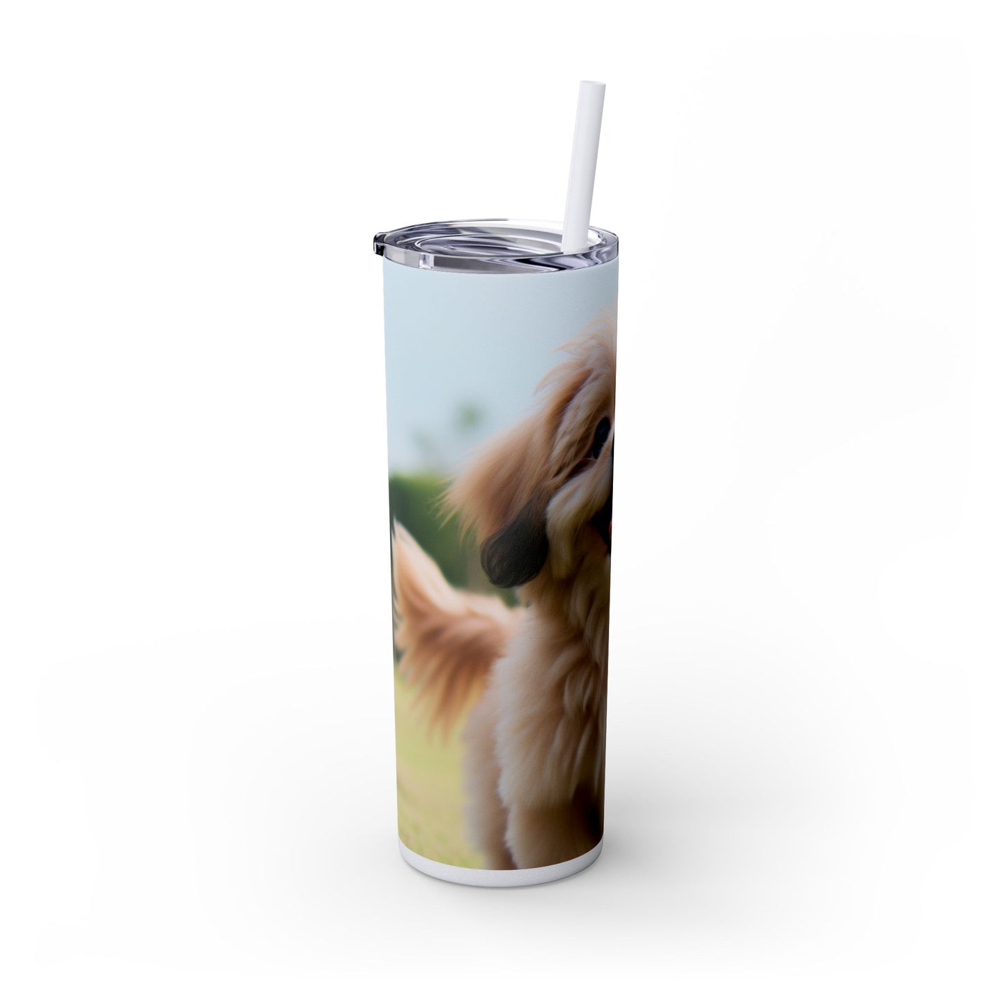 Pekapoo Tumbler with Straw, 20oz