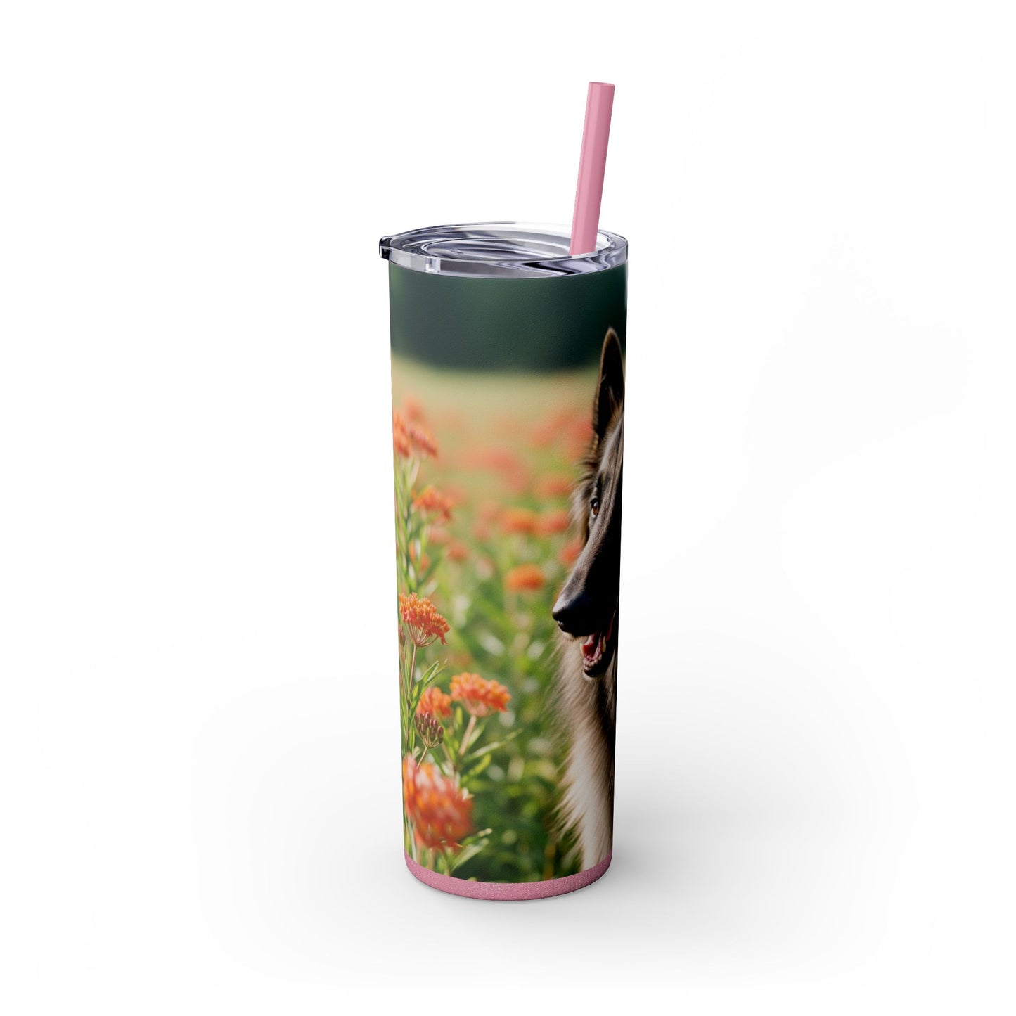 Belgian Tervuren Tumbler with Straw, 20oz