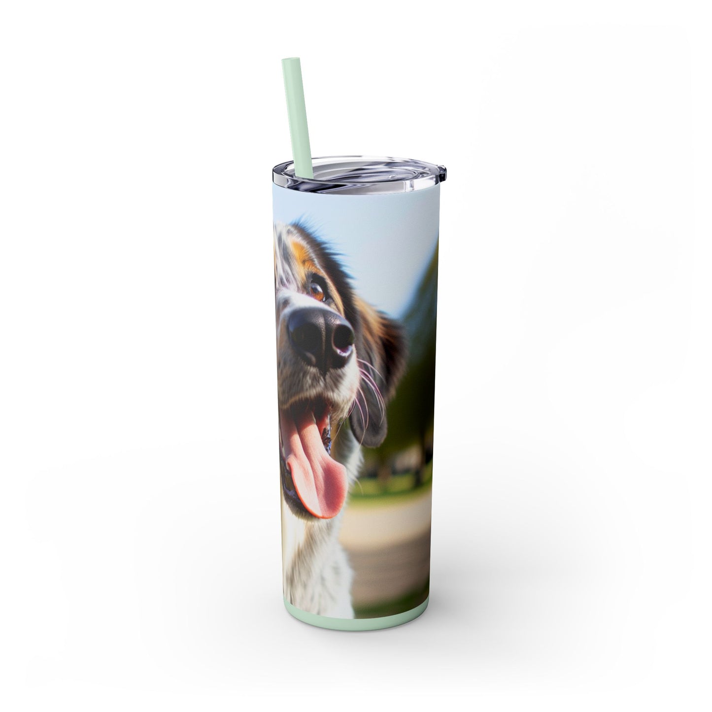 Braque Francais Pyrenean Tumbler with Straw, 20oz