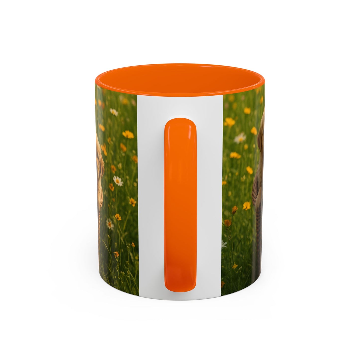 Golden Retriever puppies Accent Coffee Mug - Perfect Gift for Dog Lovers
