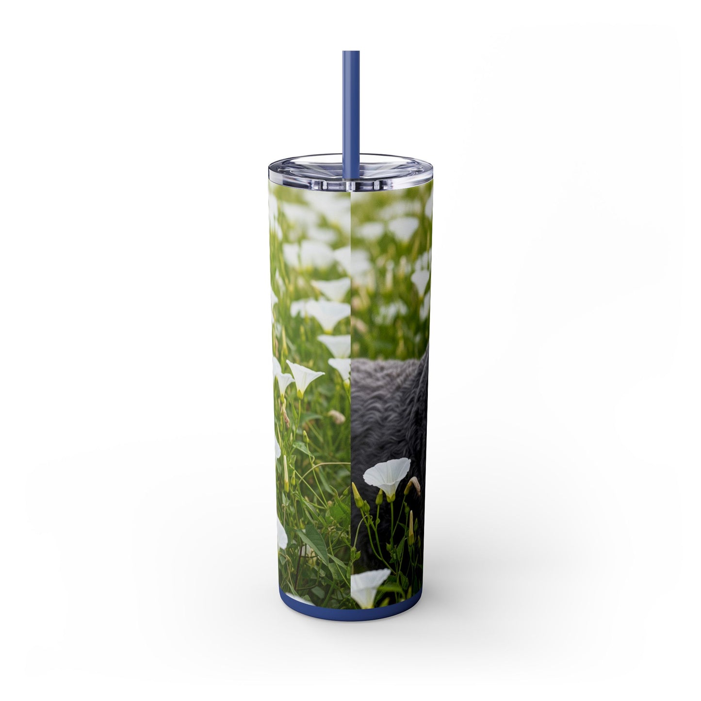 Kerry Blue Terrier Tumbler with Straw, 20oz