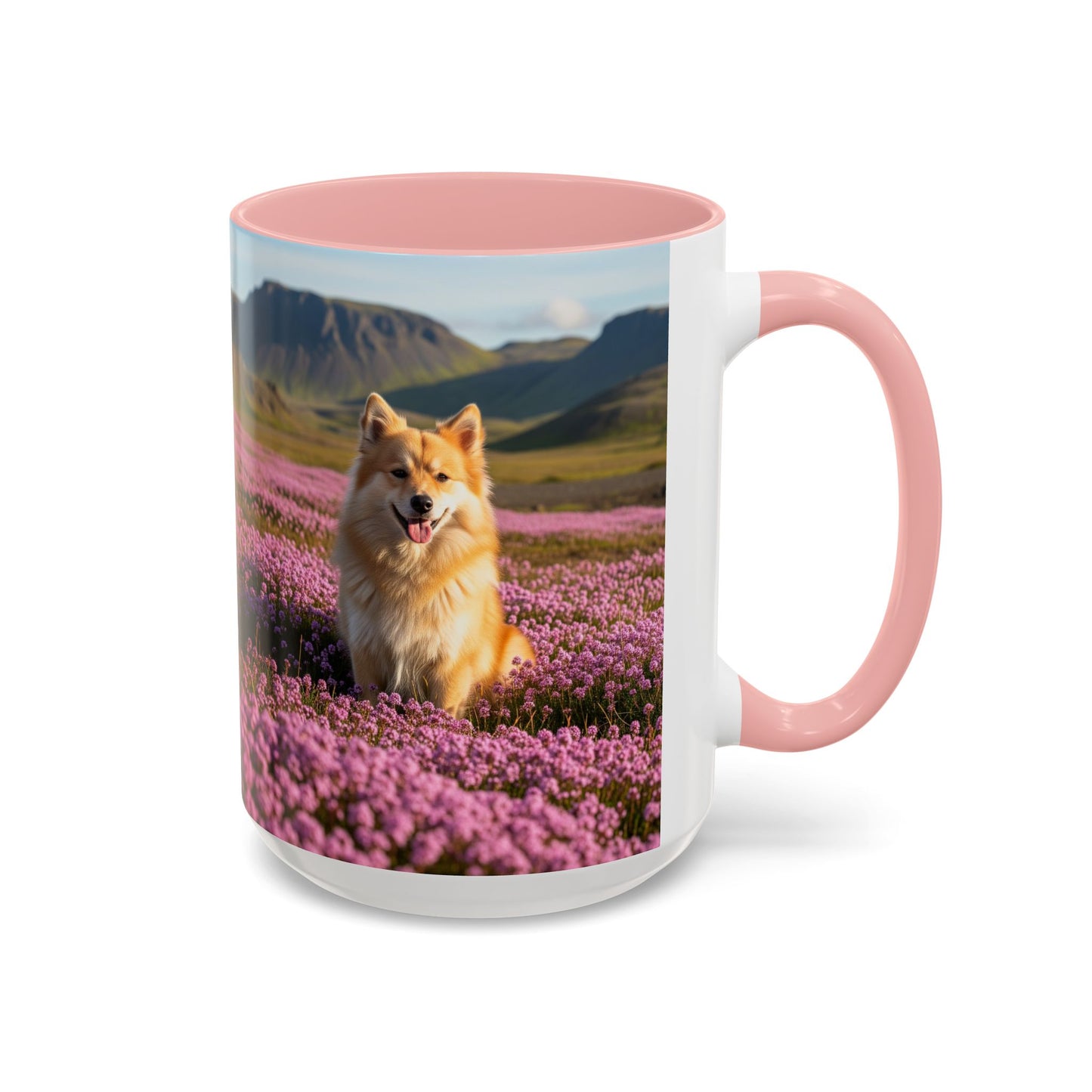 Icelandic Sheepdog Accent Coffee Mug - Perfect Gift for Dog Lovers