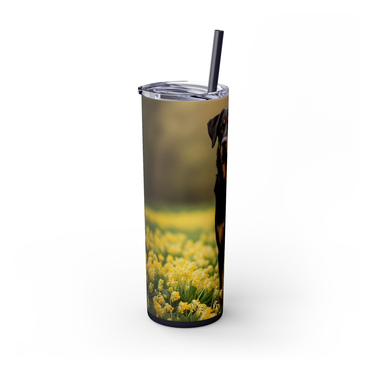 Beauceron Tumbler with Straw, 20oz