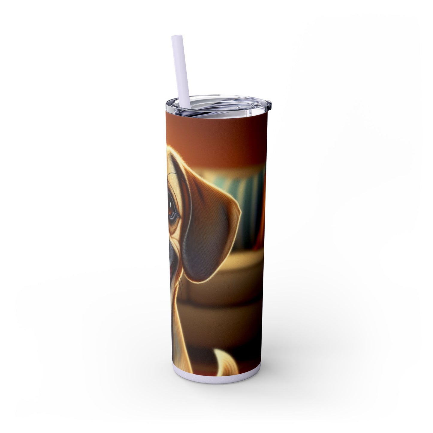 Puggle Tumbler with Straw, 20oz