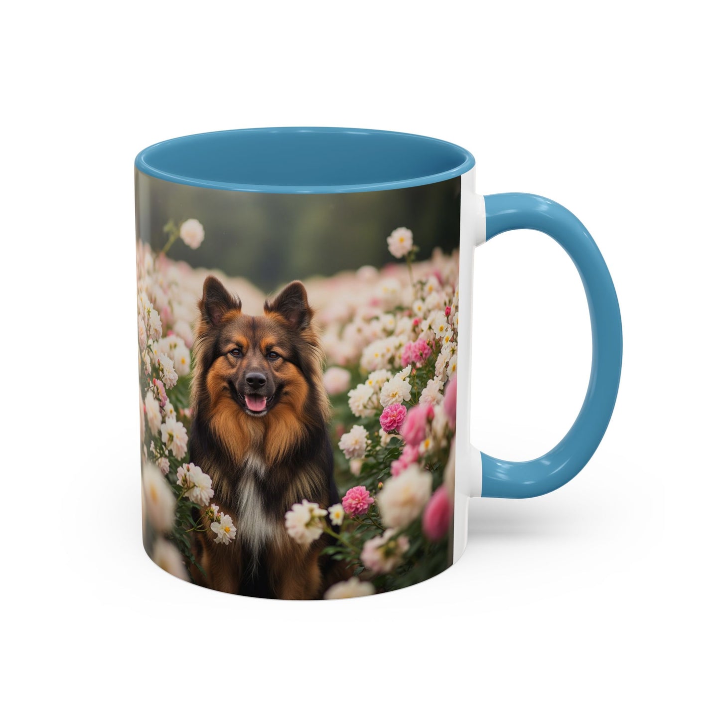 Bohemian Shepherd Accent Coffee Mug - Perfect Gift for Dog Lovers