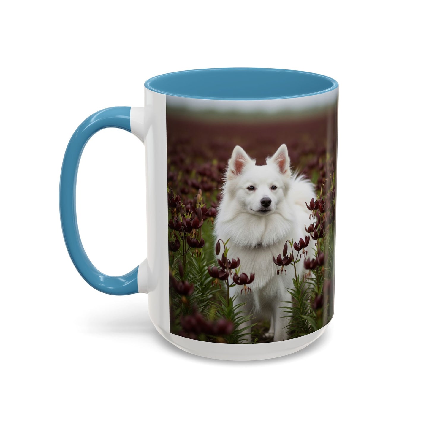 American Eskimo Dog Accent Coffee Mug - Perfect Gift for Dog Lovers