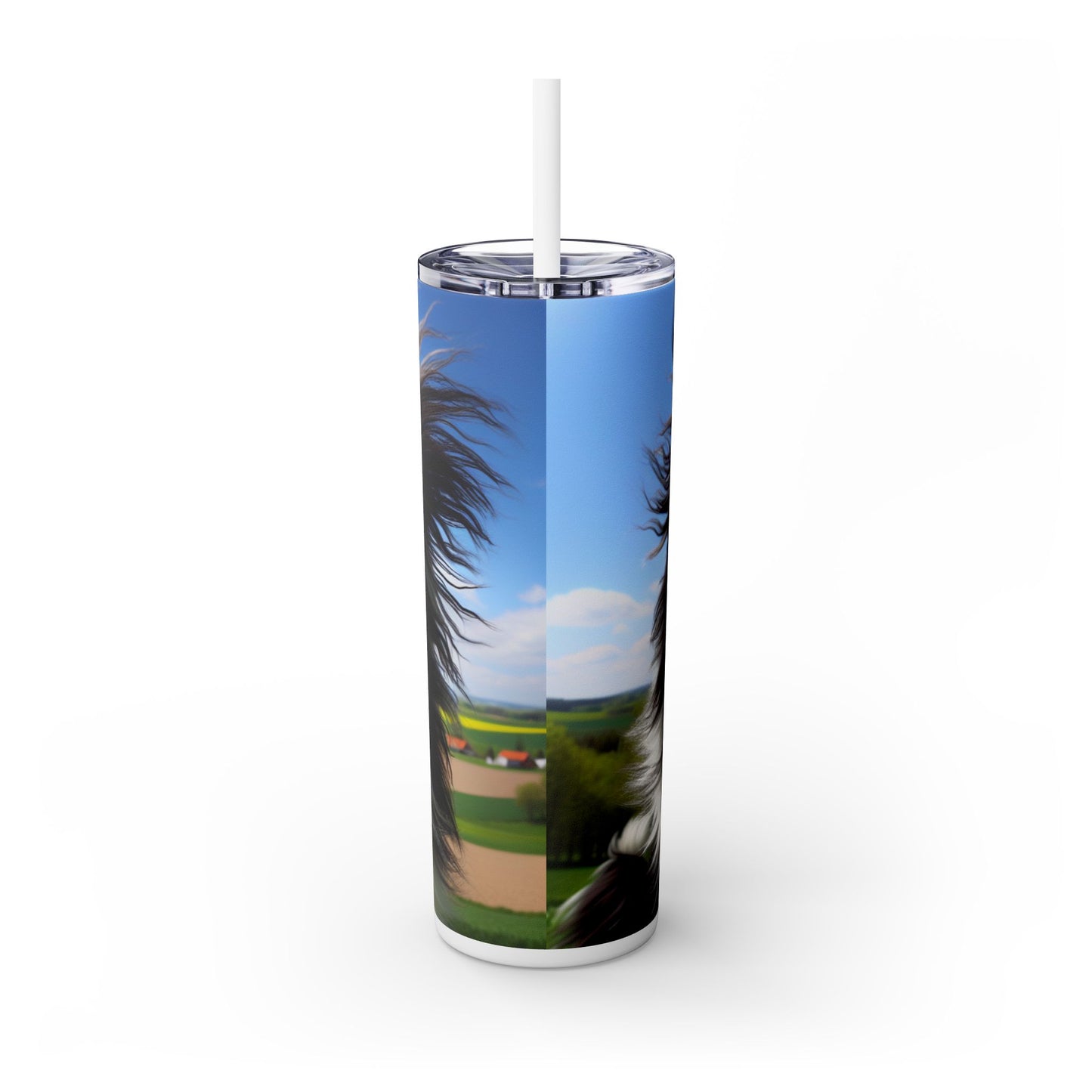 Portuguese Sheepdog Tumbler with Straw, 20oz