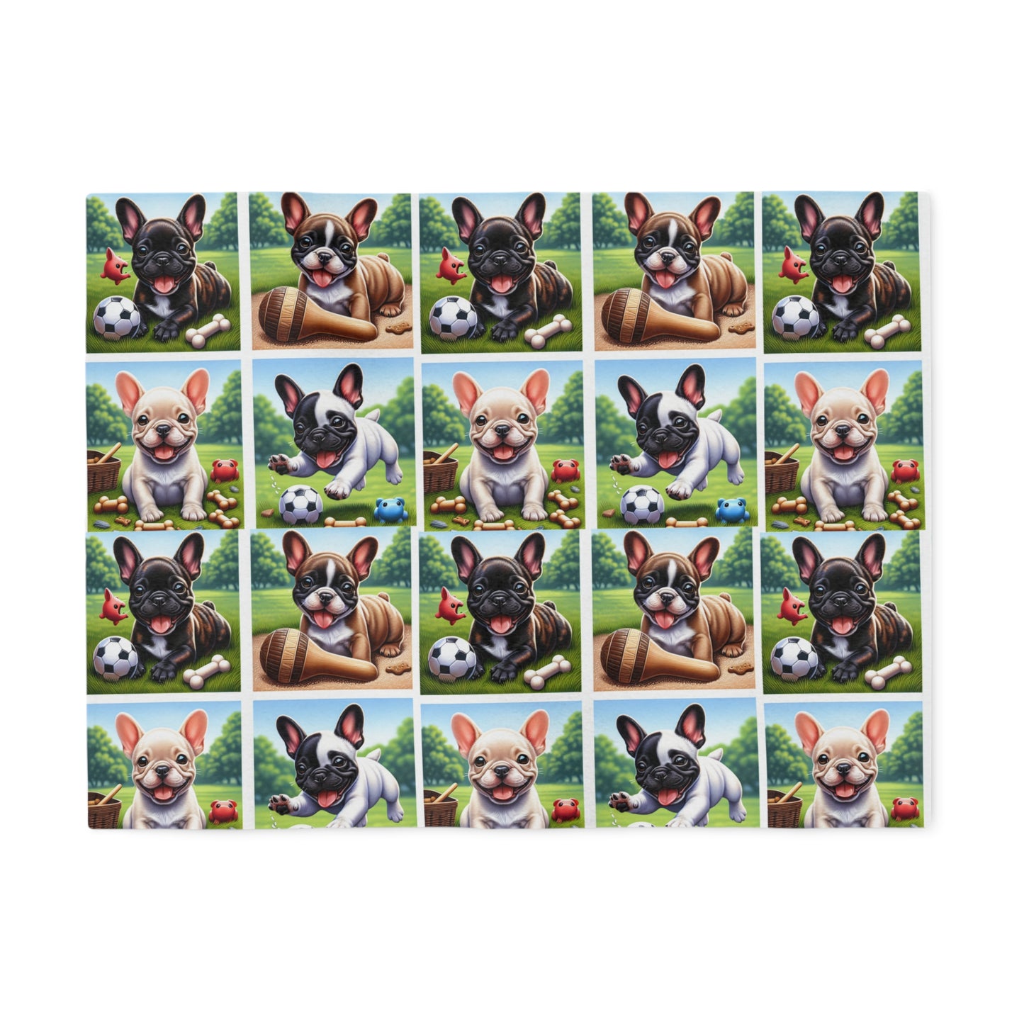 French Bulldog Sweatshirt Blanket