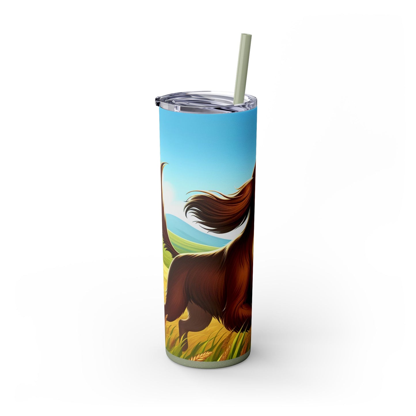 Field Spaniel Tumbler with Straw, 20oz