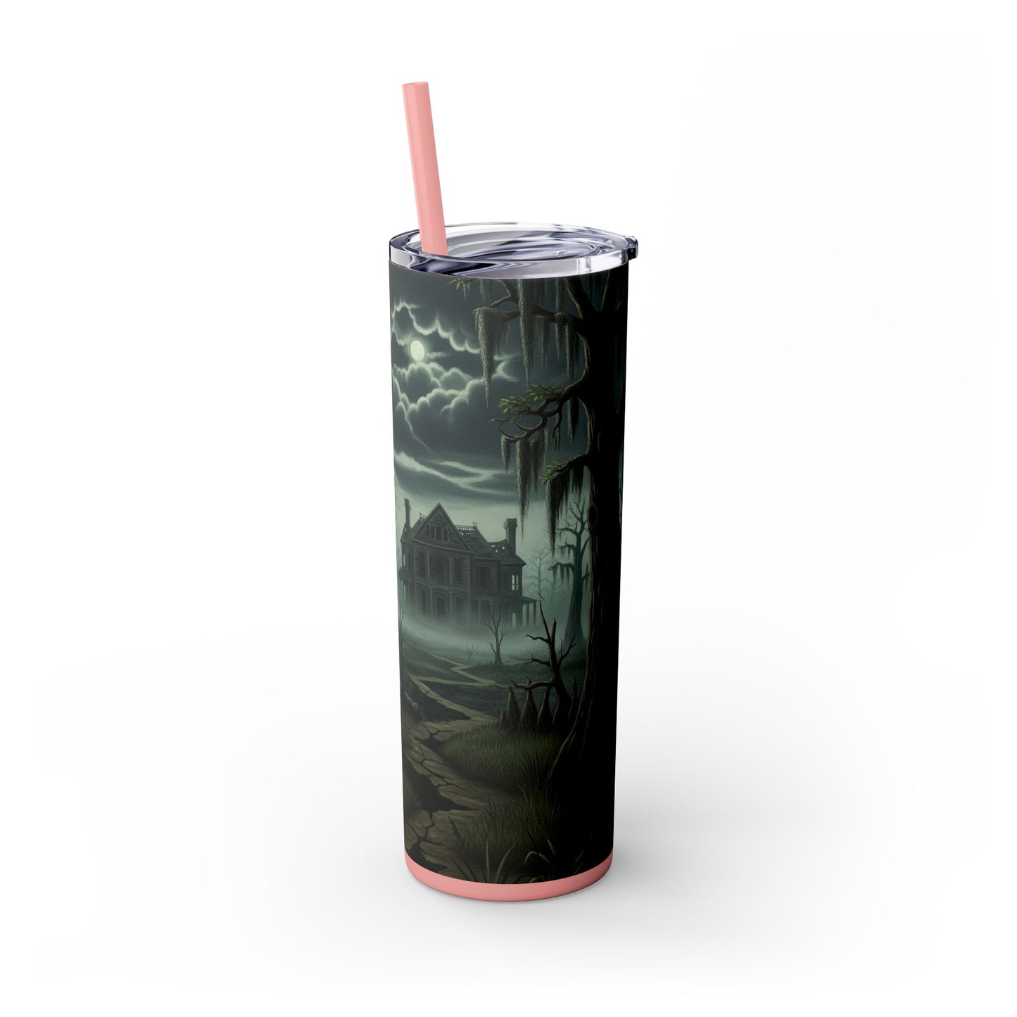 Bloodhound Skinny Tumbler with Straw, 20oz
