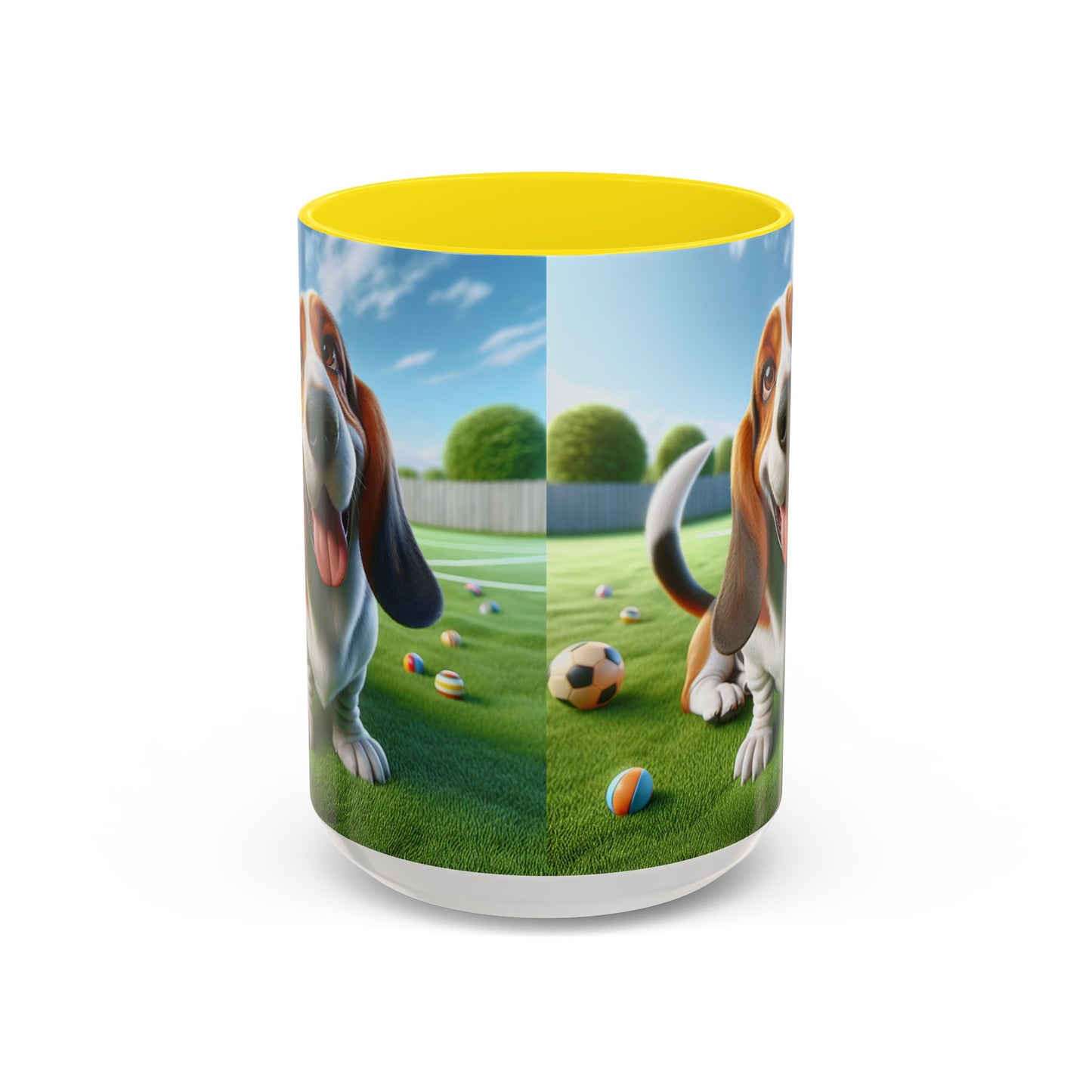Basset Hound Accent Coffee Mug - Perfect Gift for Dog Lovers
