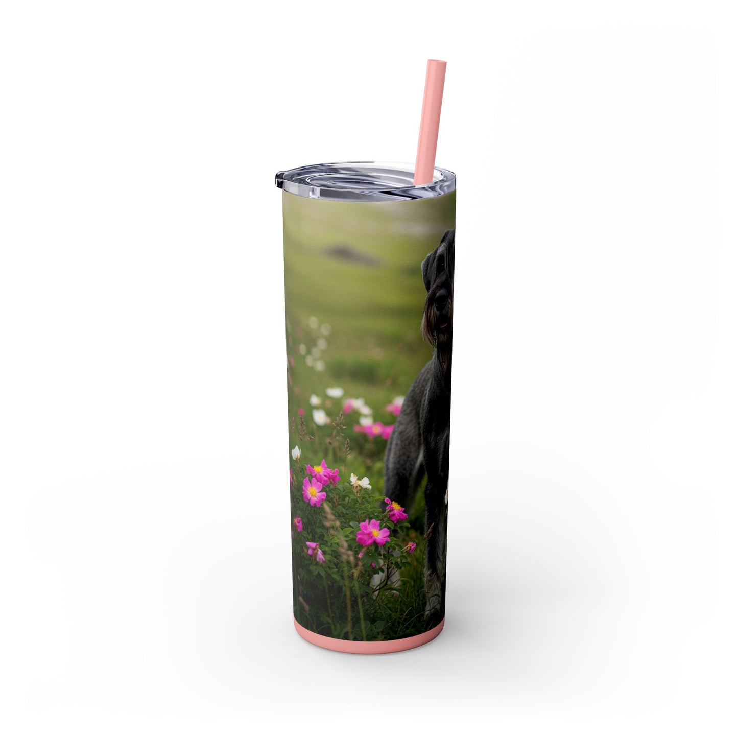 Giant Schnauzer Tumbler with Straw, 20oz