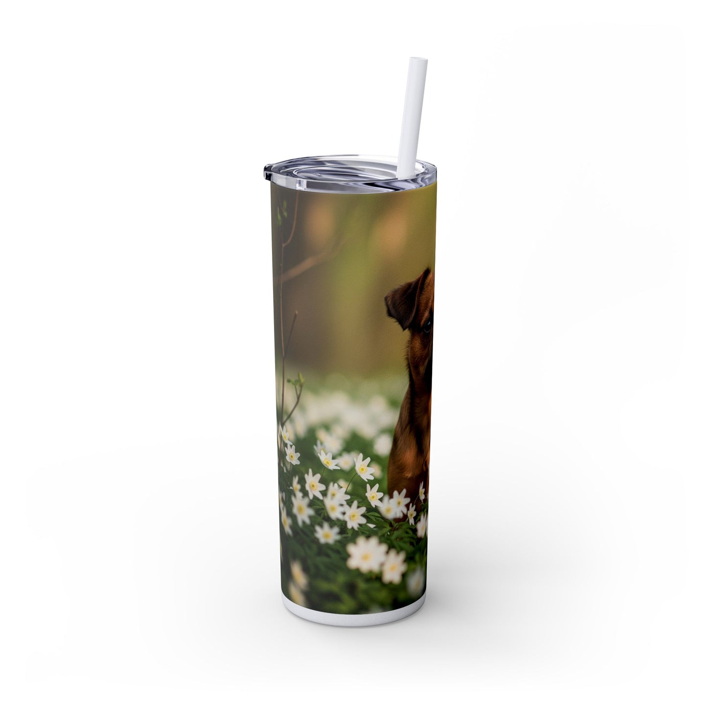 Brussels Griffon Tumbler with Straw, 20oz