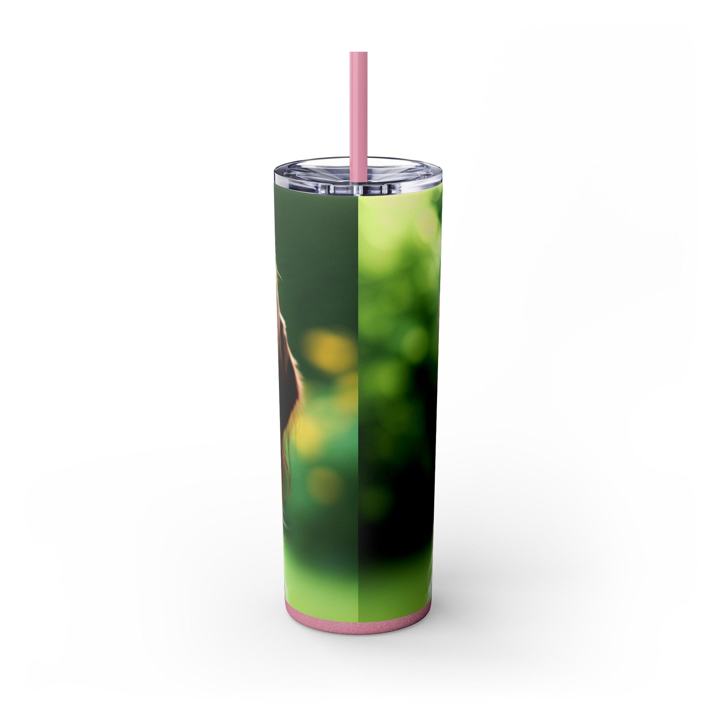 German Wirehaired Pointer Tumbler with Straw, 20oz