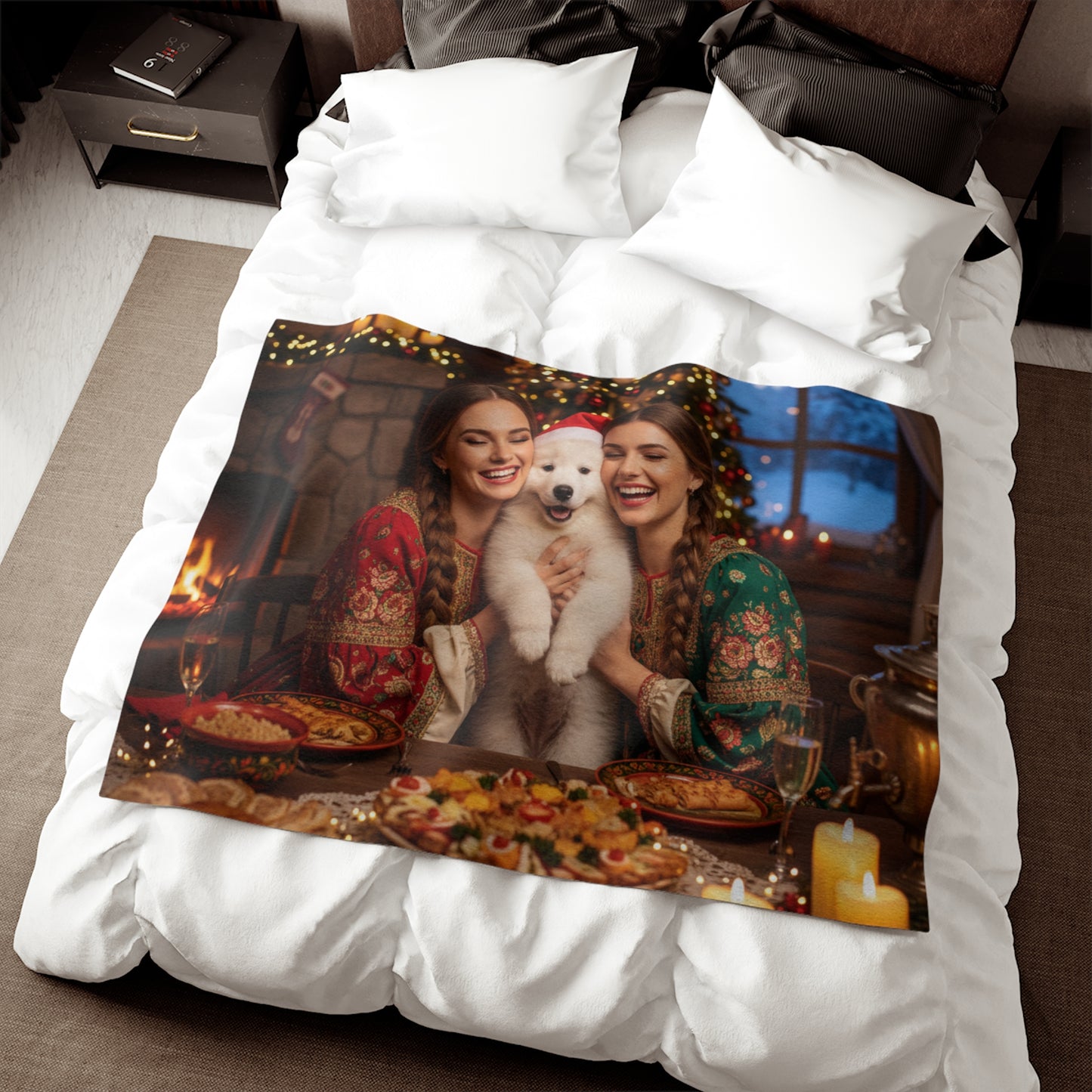 Russian Holiday Feast Blanket