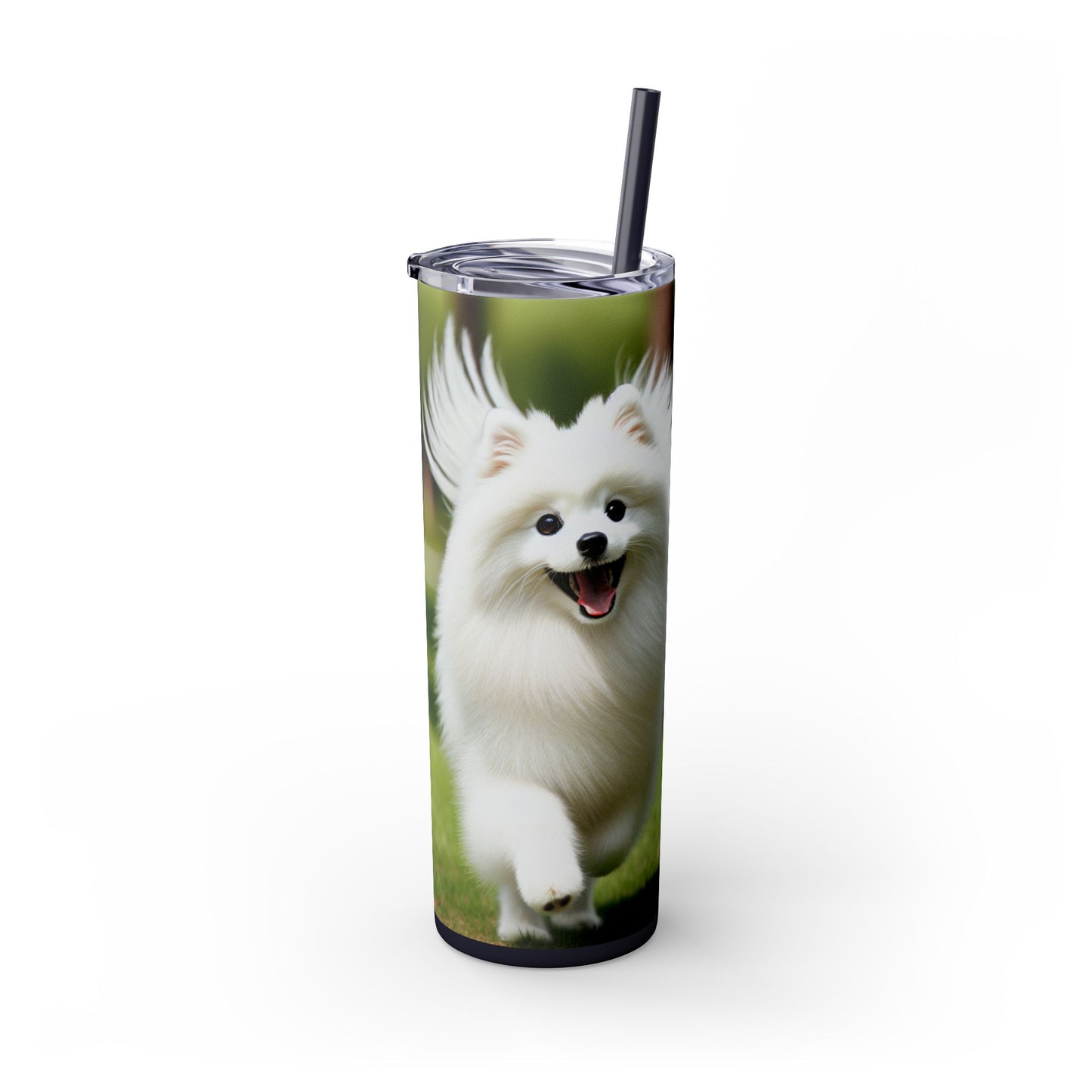 Japanese Spitz Tumbler with Straw, 20oz