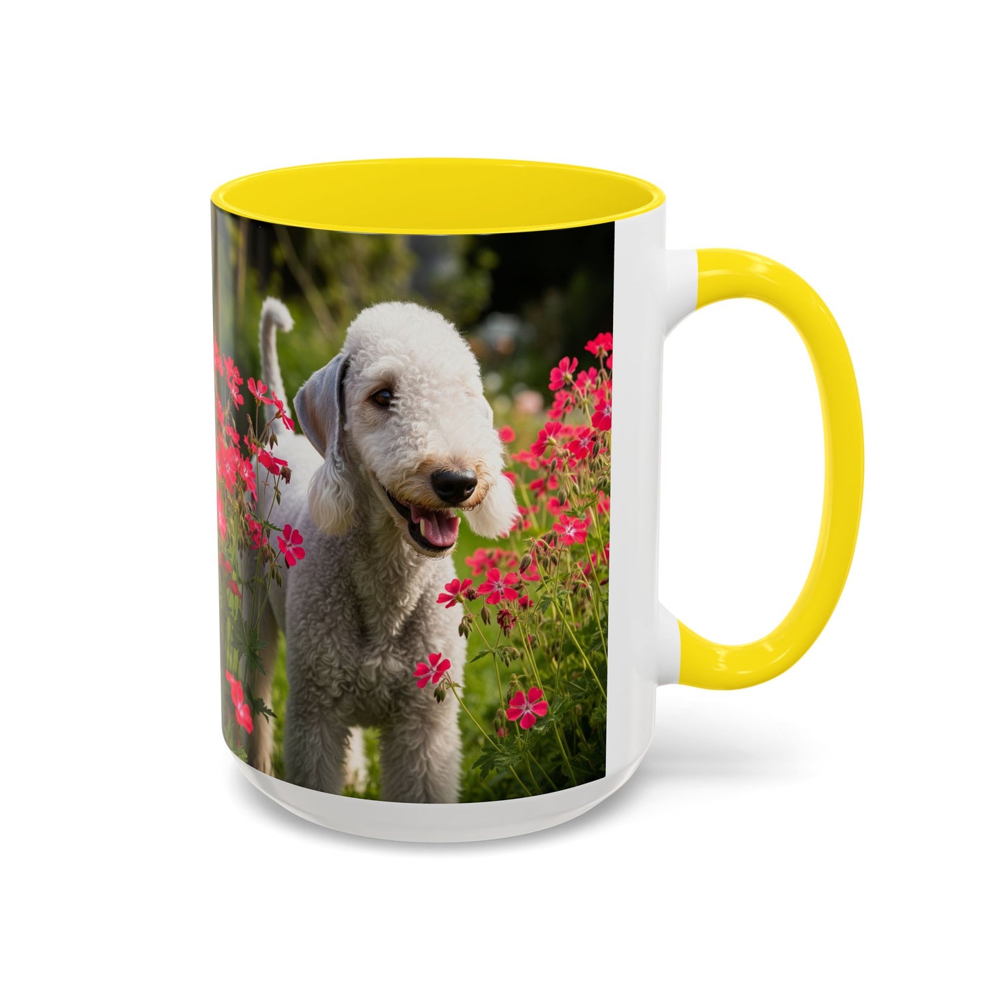 Bedlington Terrier Accent Coffee Mug - Perfect Gift for Dog Lovers