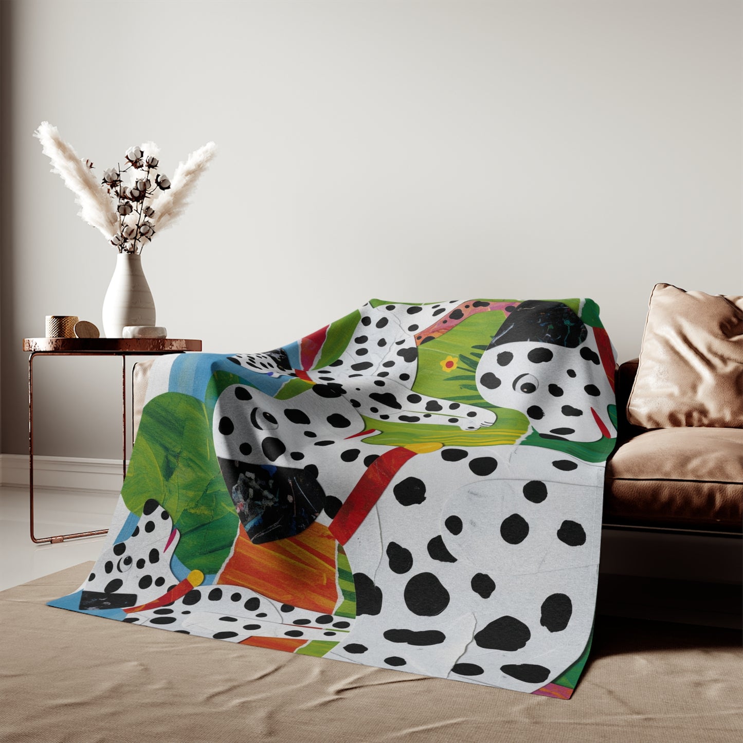 Dalmatian Sweatshirt Blanket