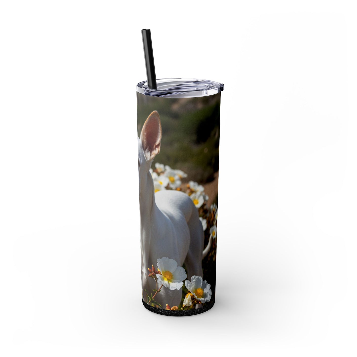 Ibizan Hound Tumbler with Straw, 20oz