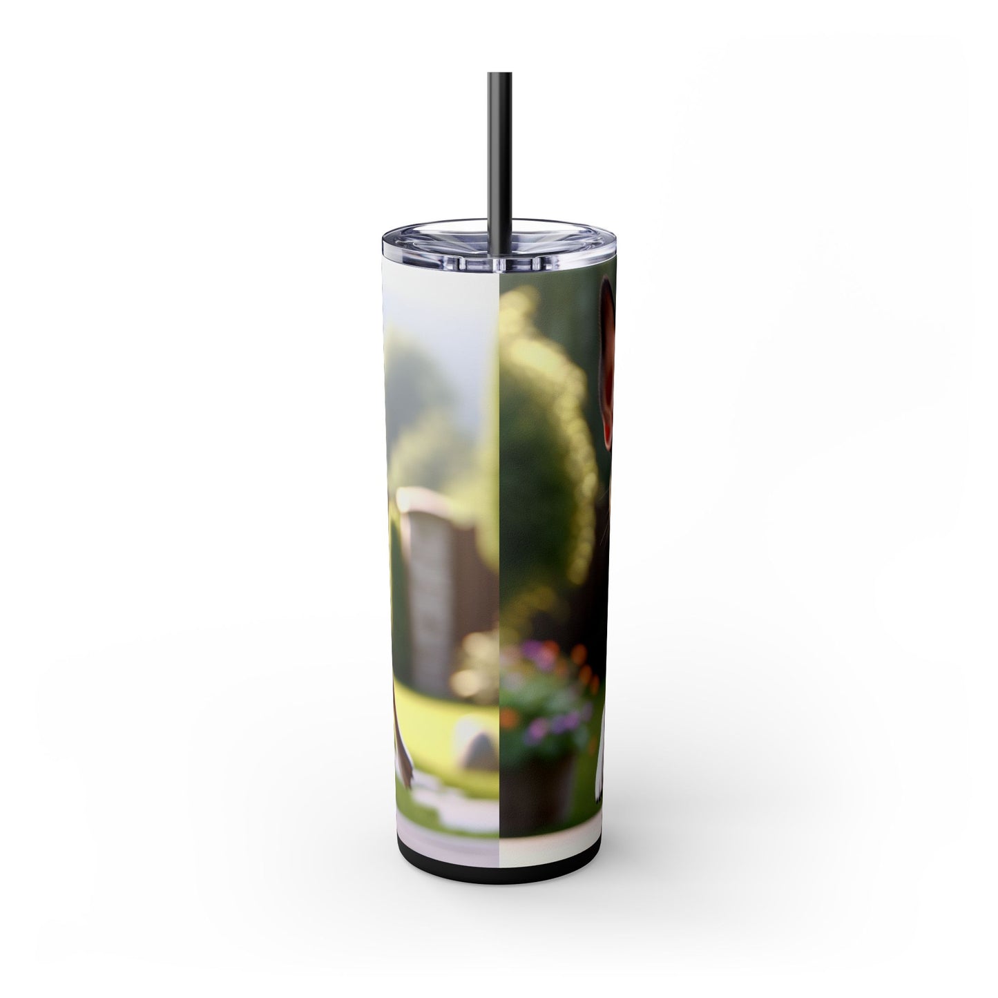 Rat Terrier Tumbler with Straw, 20oz
