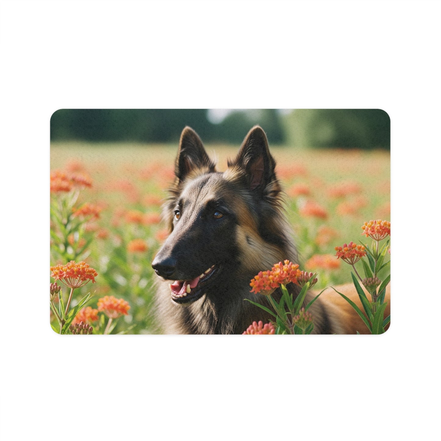 Pet Food Mat (12x18) - Belgian Tervuren
