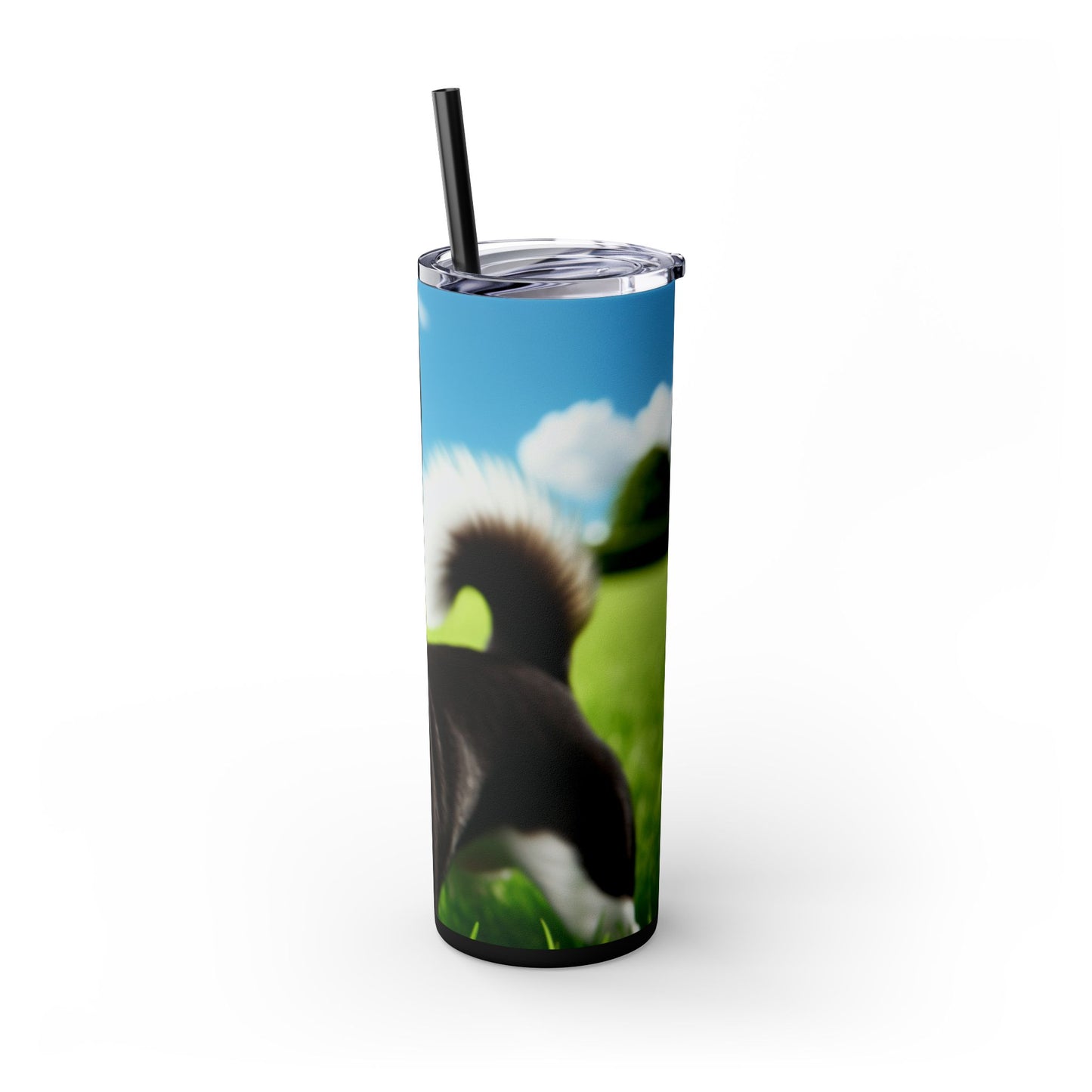 Japanese Terrier Tumbler with Straw, 20oz