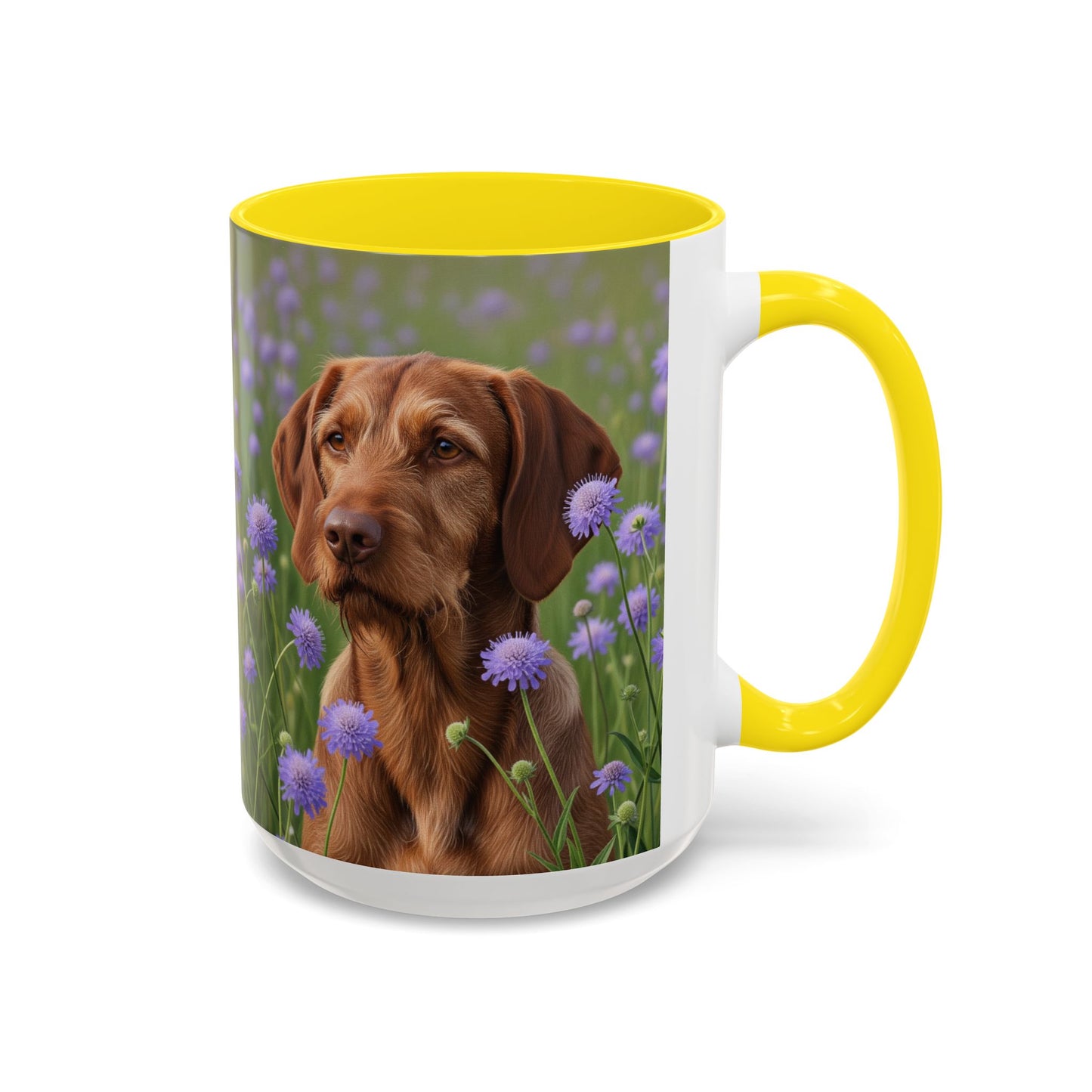 Hungarian Wirehaired Vizsla Accent Coffee Mug - Perfect Gift for Dog Lovers