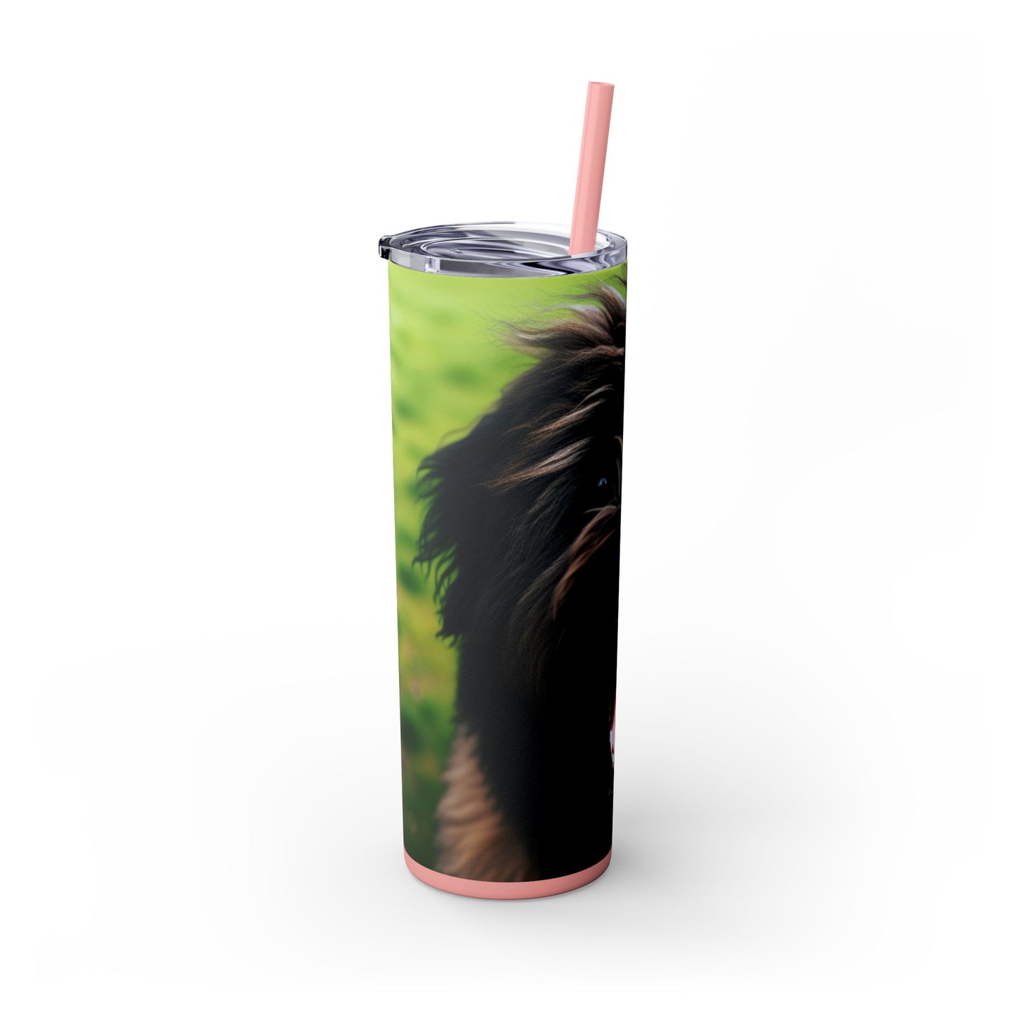 Bouvier des Ardennes Tumbler with Straw, 20oz
