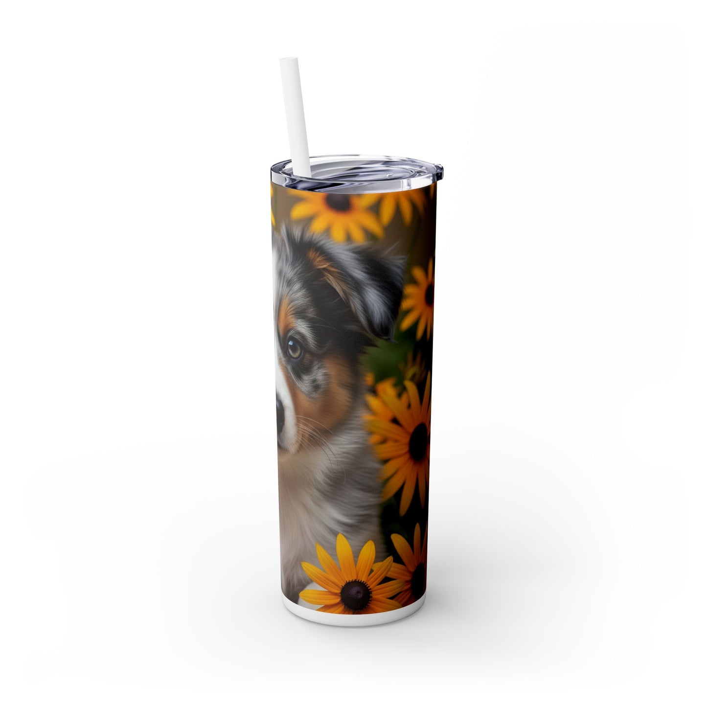 Miniature American Shepherd Tumbler with Straw, 20oz