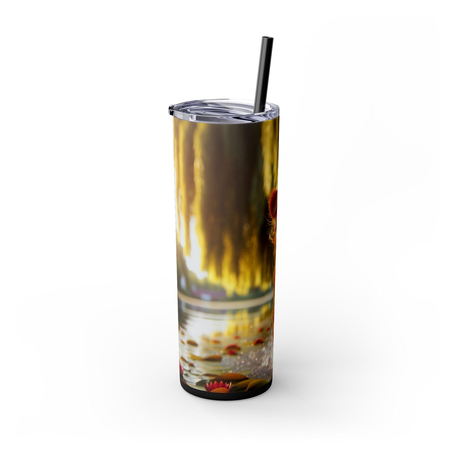 Nova Scotia Duck Trolling Retriever Skinny Tumbler with Straw, 20oz