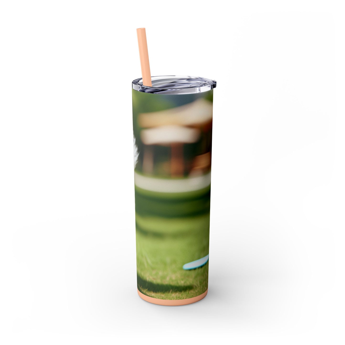 Japanese Spitz Tumbler with Straw, 20oz