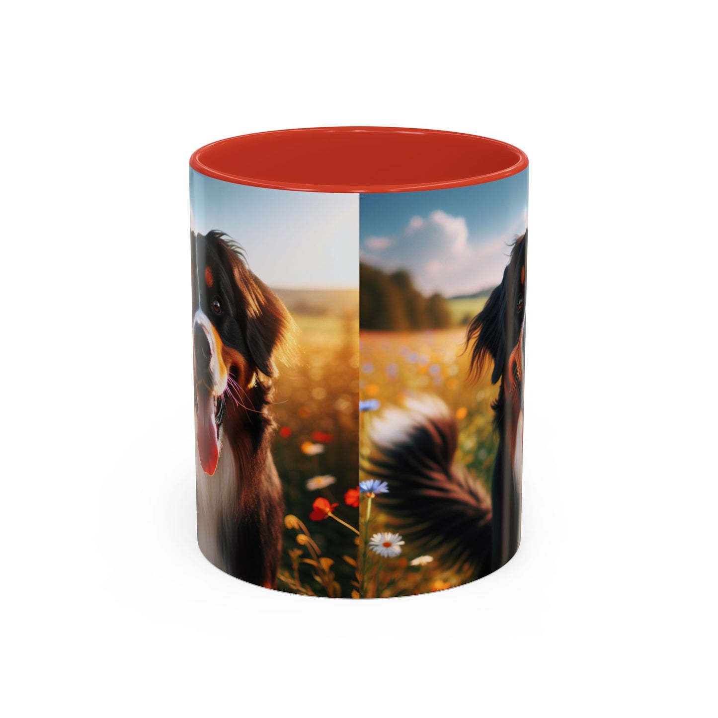 Bernese Mountain Dog Accent Coffee Mug - Perfect Gift for Dog Lovers