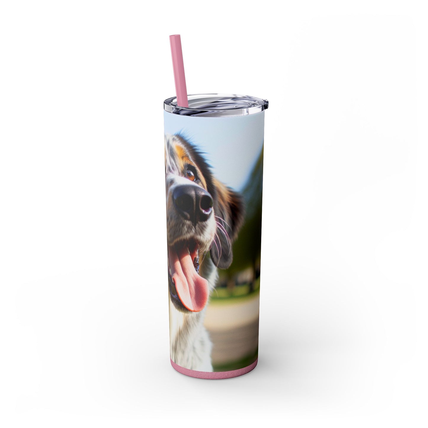 Braque Francais Pyrenean Tumbler with Straw, 20oz