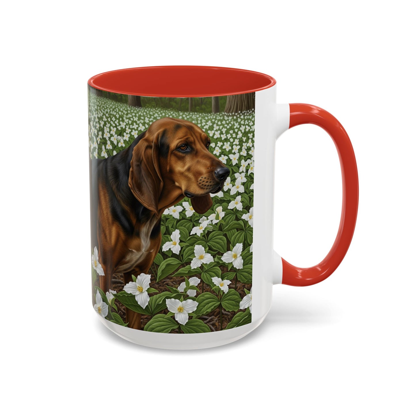 Treeing Walker Coonhound Accent Coffee Mug - Perfect Gift for Dog Lovers